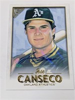 2018 Topps Galley Jose Canseco Signed Card #78