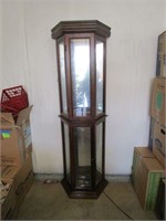Nice Curio Cabinet with Glass - pick up only -