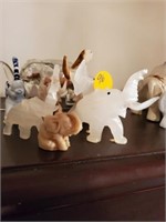 COLLECTION ELEPHANT FIGURES