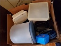 2 BOXES OF MISC. PLASTCS