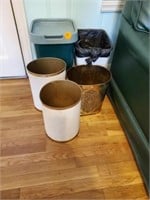 COLLECTION OF WASTEBASKETS