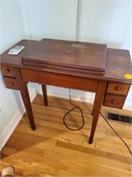 OLD  SINGER SEWING MACHINE CABINET