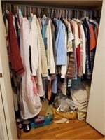 CLOSET OF MISC. CLOTHES AND MORE