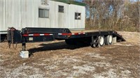 22’ tandem axel equipment trailer