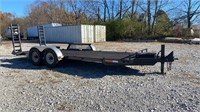 20’ Equipment trailer inside finder width 80.5’