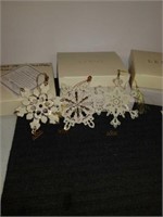 Lenox Snowflake Ornaments