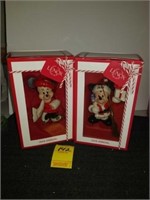 Lenox -Disney Showcase Ornaments Minnie Mickey