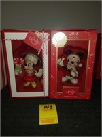 Lenox - Disney Showcase Ornaments Minnie Mickey