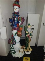 Lenox - Pencil Snowman; Santa, Winter Pals