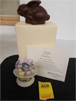 Lenox and Enesco Easter, 24K accent