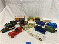 Assortment of Vehicle Themed  After Shave Bottles