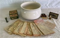 Assortment of Vintage Products