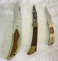 3 Pcs Pocket Knives