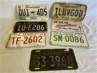 Collection of Tennessee License Plates