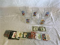 Set of 5 Walt Disney Glasses