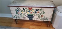 1832 decorated blanket box reproduction