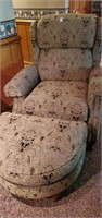 Smith Brothers chair & ottoman