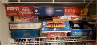 Shelf of games & puzzles
