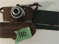 polarid camera, vintage camera