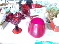 ruby red dishes