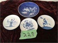 mother day plate, hand painted collectable plates