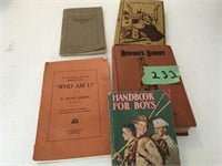 vintage boy scout book, others