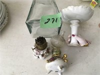 sm lamps, vase, jewerly holder