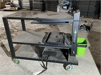 Newcastle Systems Media cart on casters