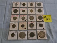 (20) Foreign Coins (Austria, Egypt, Ceylon, Sweden