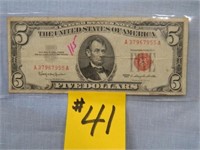 1963 Ser. $5 U.S. Reserve Note - Red Seal