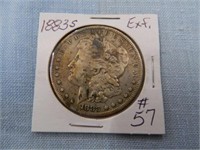 1883s Morgan Silver Dollar - ExF