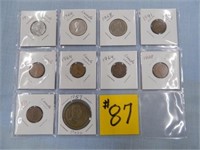 (10) Canadian & Mexico Coins