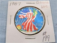 1987 American Eagle Silver Dollar - UNC