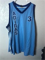 Adidas Basketball Jersey Shirt Light Blue