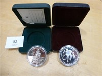 Silver Dollar Coins - 1998 & 1893-1993 Stanley