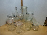 Canister Jars - Largest 13" - Lot