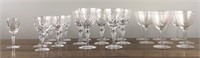 25 Piece Glass & Crystal Stemware,