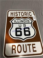 Illinois US 66, refective -12x18