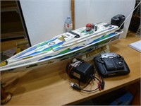Remote Control Boat 36" Long - Untested