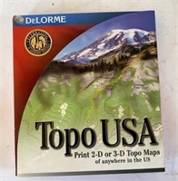 Topo USA Map Printing Software
