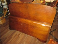 Vintage Waterfall Full Size Bed Frame Headboard