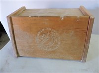 Wood Breadbox 16 1/2"x10 1/2x10