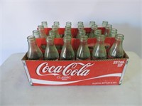 Cardboard Coke Case & 237ml Green Bottles