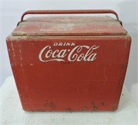 Vintage Coke Cooler W/ Coke Bottle Opener