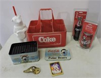 Coke Bottle Opener, Stapler, Cards, Etc
