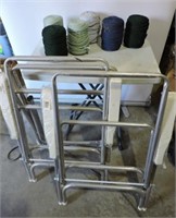 3 Chair Frames & Nylon Rope For Chairs
