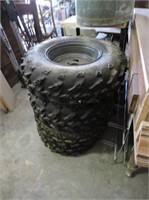 4 18x25 800-12 Tires & Rims