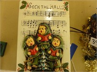 "Deck the Halls" Wall Hanging Music Box