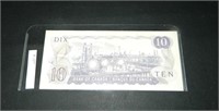 Canadian Ten Dollar Bill