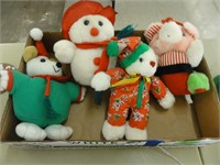 Box of 4 Stuffed Animals